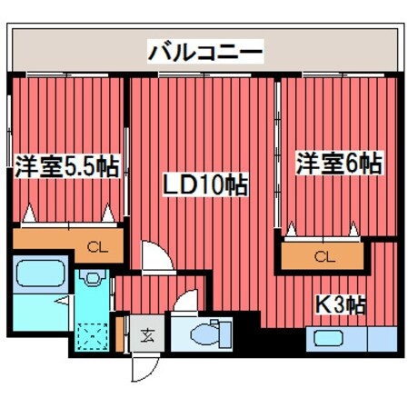 ノースパレス福住壱番館の物件間取画像